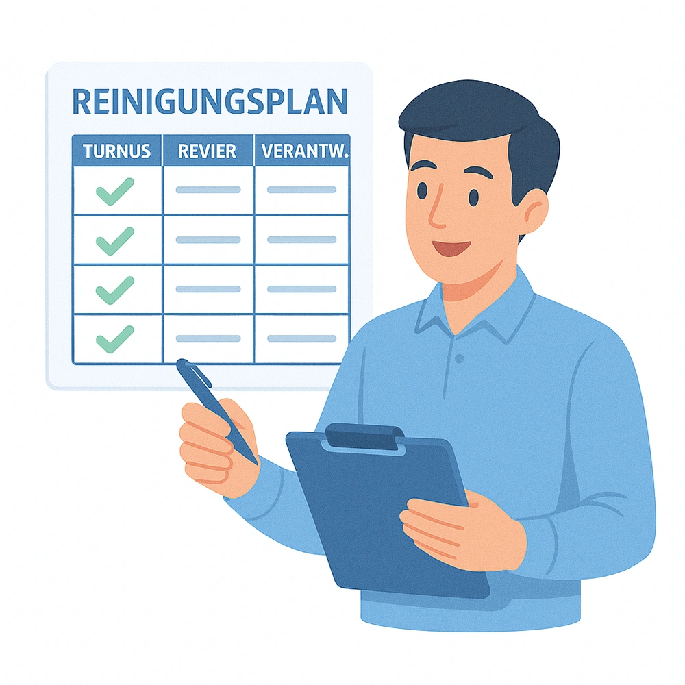 Reinigungsplan für Gebäudereinigung Berlin