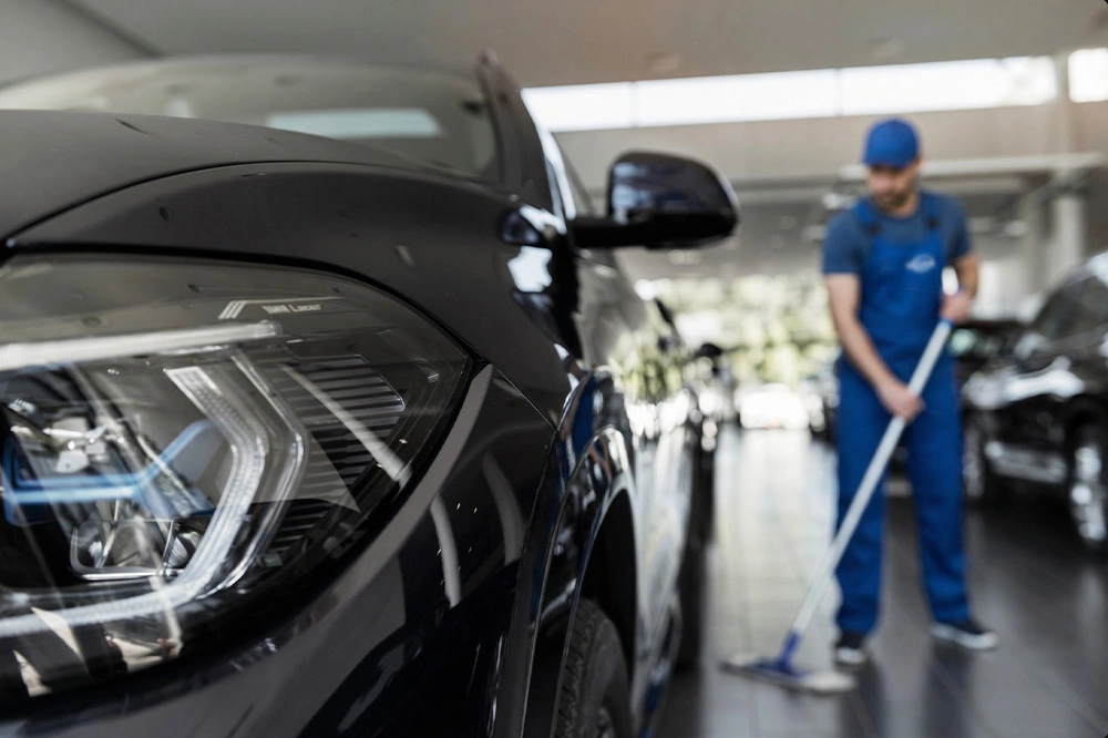 Gebäudereinigung für ein Autohaus in Berlin Charlottenburg SEGRA